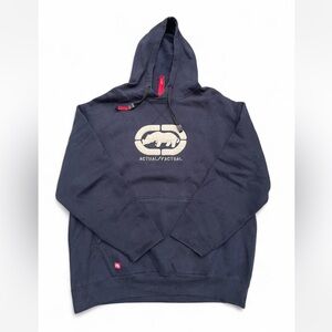 Ecko Unltd size XL 100% cotton rhinocerology navy hoodie #skater